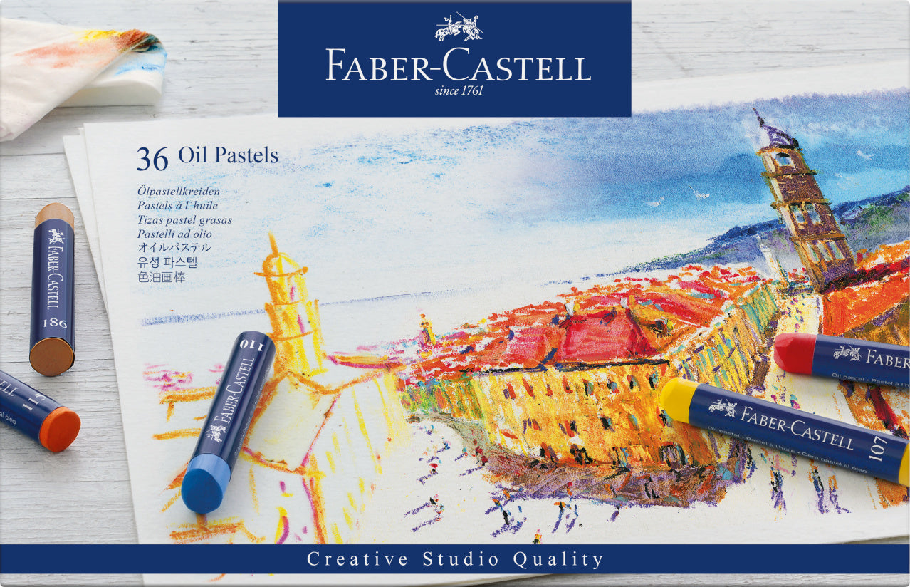 CREIOANE ULEI PASTEL 36 CULORI FABER-CASTELL CREIOANE ULEI PASTEL 36 CULORI FABER-CASTELL